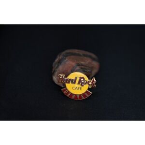 Hard Rock Cafe Pin Denver Yellow Red Logo Pin Colorado Souvenir